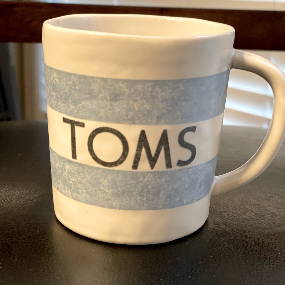 TOMS Shoes Coffee Mug ~ Simple Is Beautiful